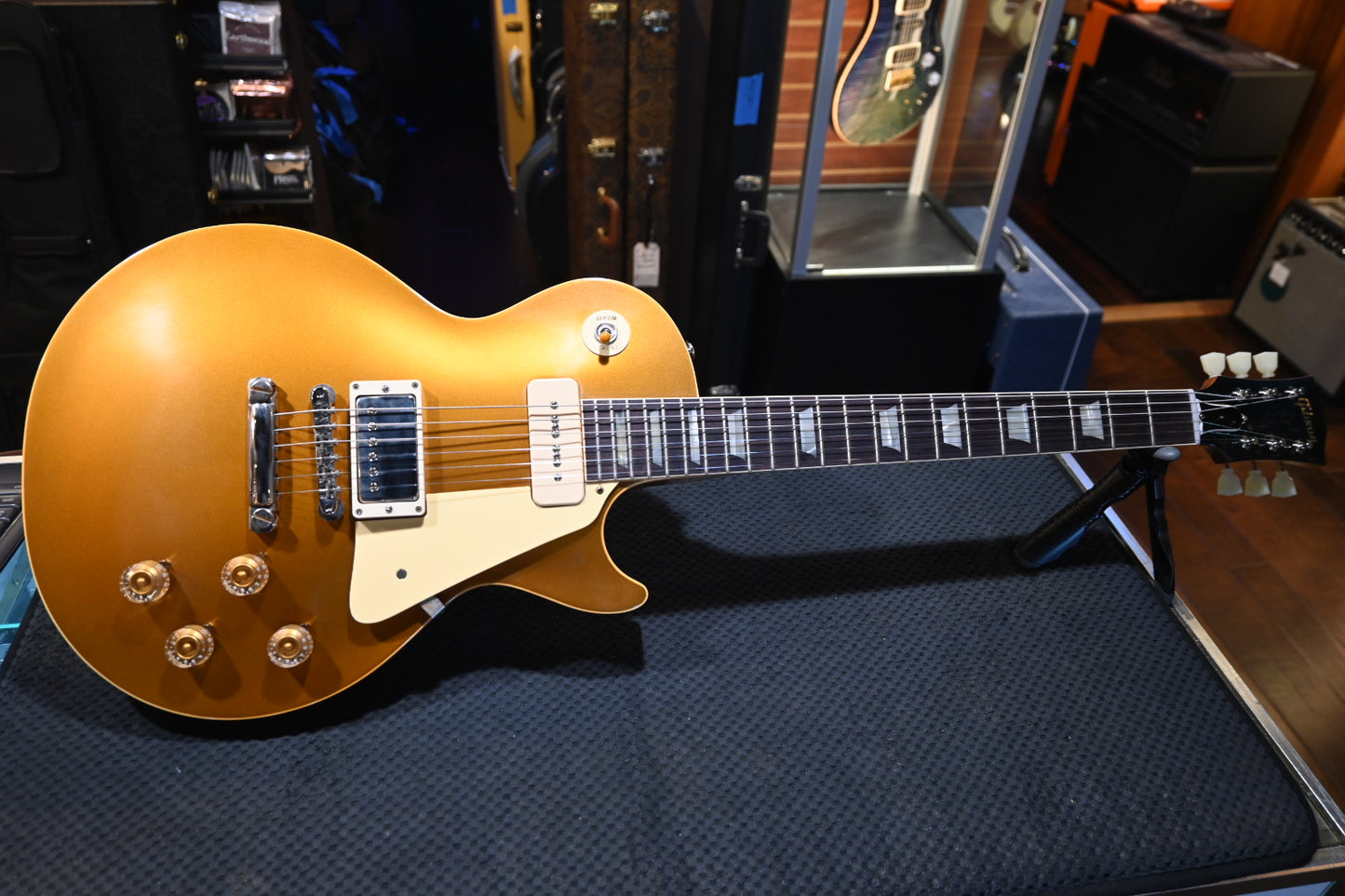 Gibson Custom Shop 1956 Les Paul Standard Reissue Goldtop VOS PSL - Double Gold Guitar #5067