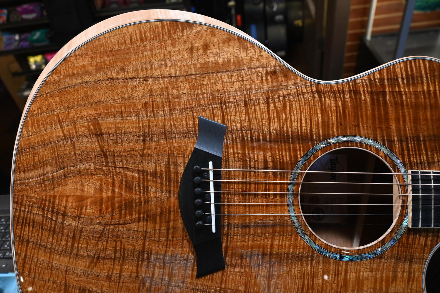 Taylor Custom GA Grand Auditorium Master Grade Koa Guitar #4058 - Danville Music