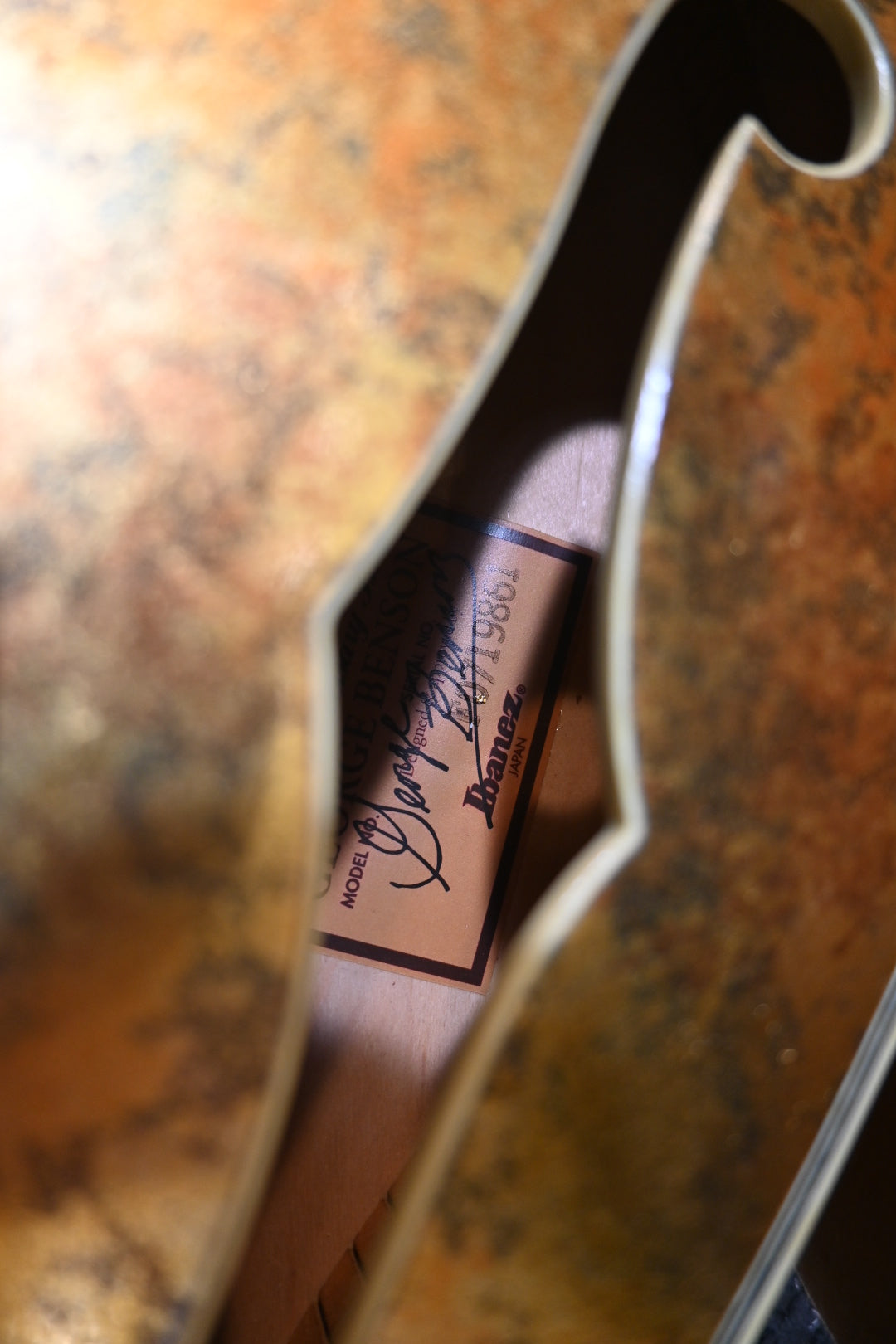 Ibanez George Benson GB30TH 30th Anniversary 2008 - Gold Foil Guitar #9861 - Danville Music