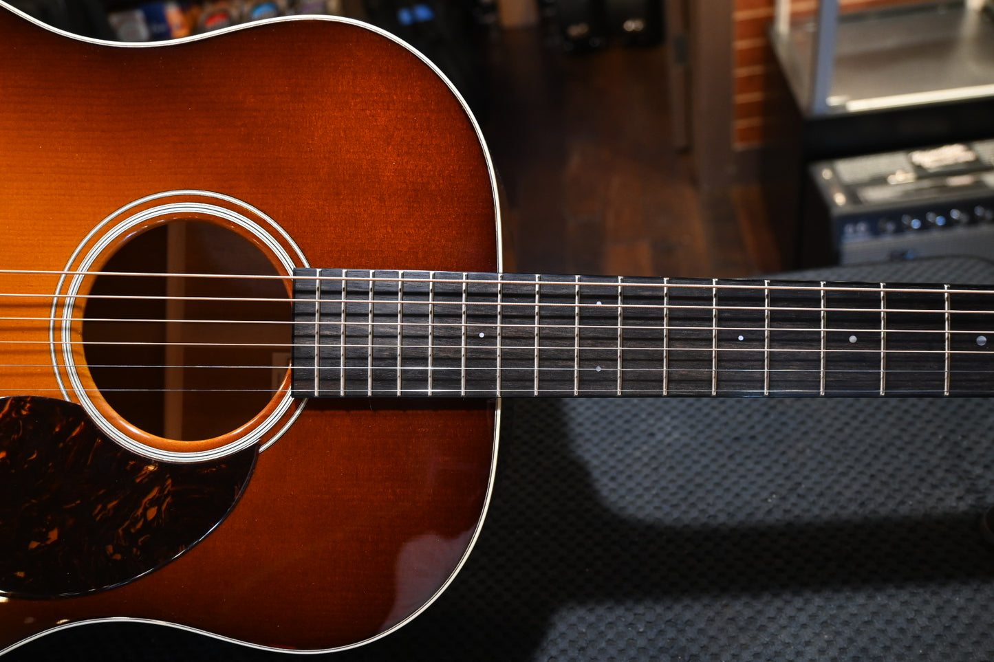 Santa Cruz Vintage Southerner Adirondack/Mahogany - Sunburst Guitar #7958 - Danville Music