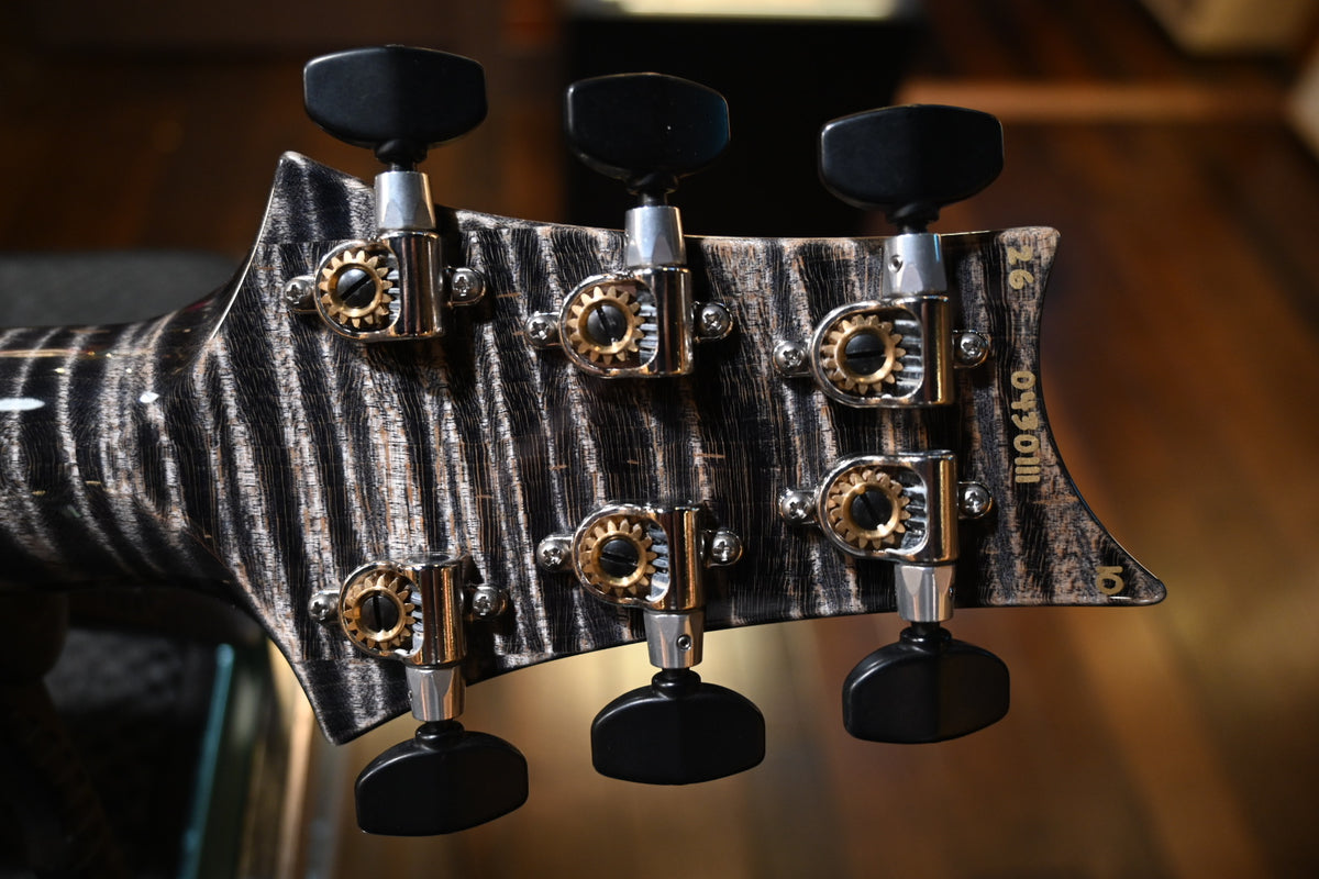 PRS Wood Library Custom 24 Stoptail Limited Edition 10-Top - Charcoal Guitar #0111