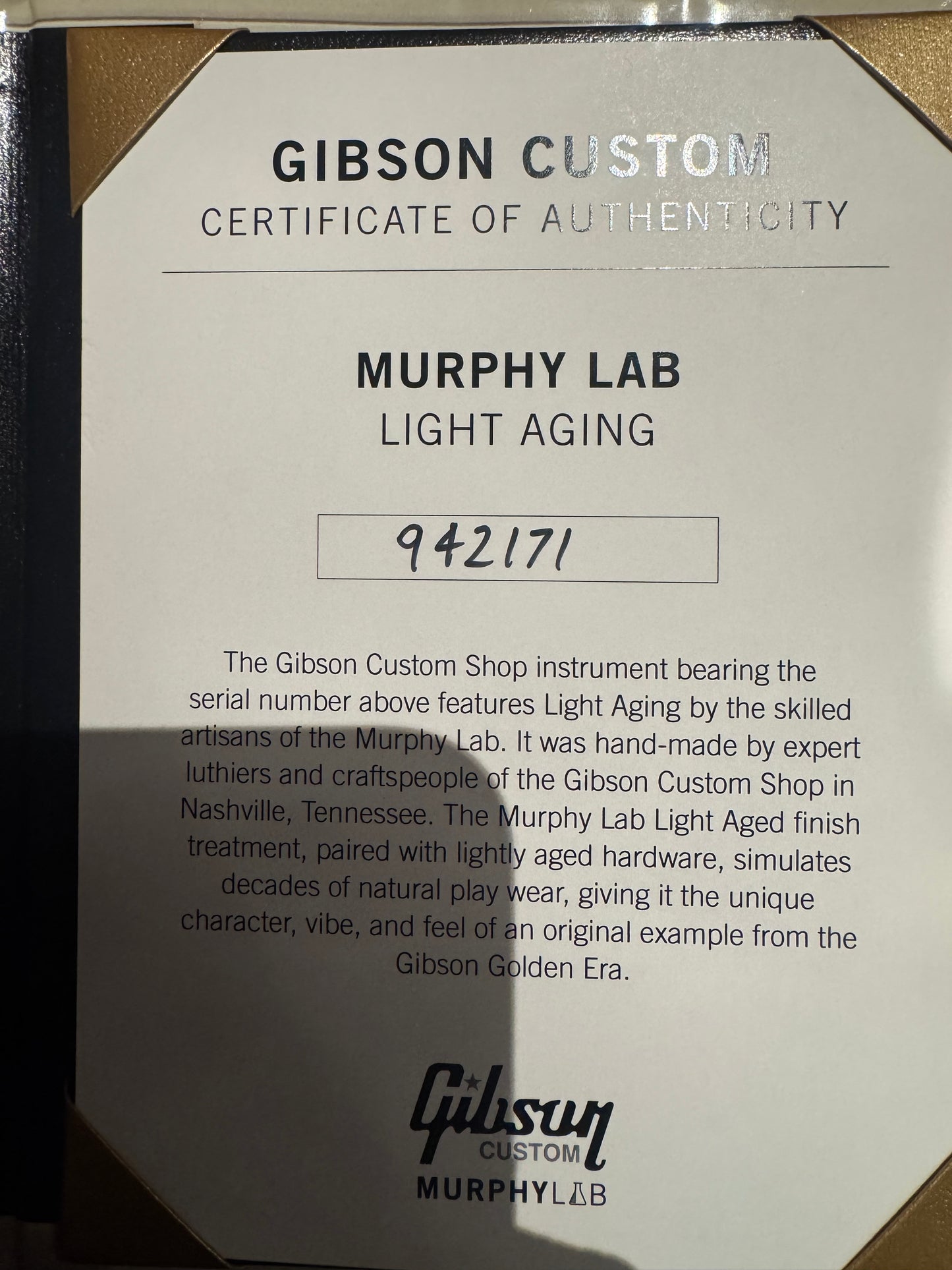 Gibson Custom Shop 1959 Les Paul Standard Reissue Murphy Lab Light-Aged 2024 - Dirty Lemon Guitar #2171 - Danville Music