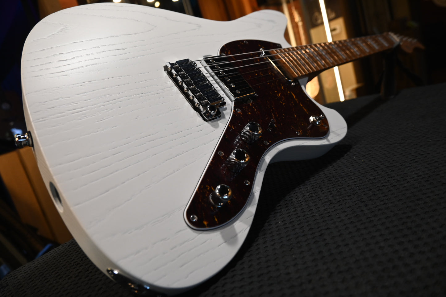 Mayones Jassper Nidra 6 - Monolith Retro White Guitar #5013 - Danville Music