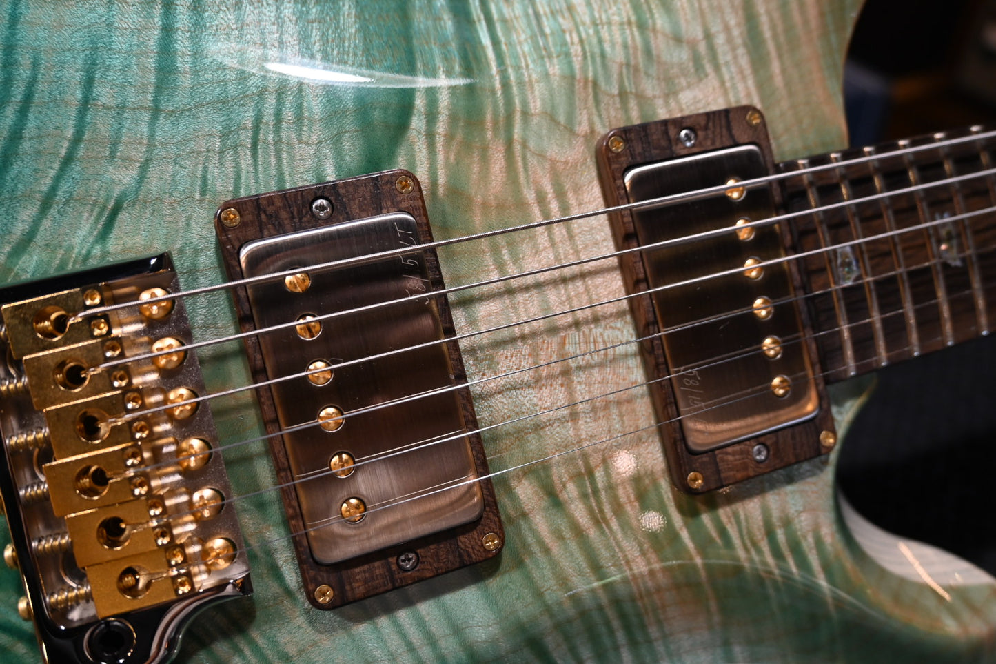 PRS Private Stock Custom 24-08 “The Vortex” - Bahamian Blue Reverse Dragon’s Breath Guitar #11681