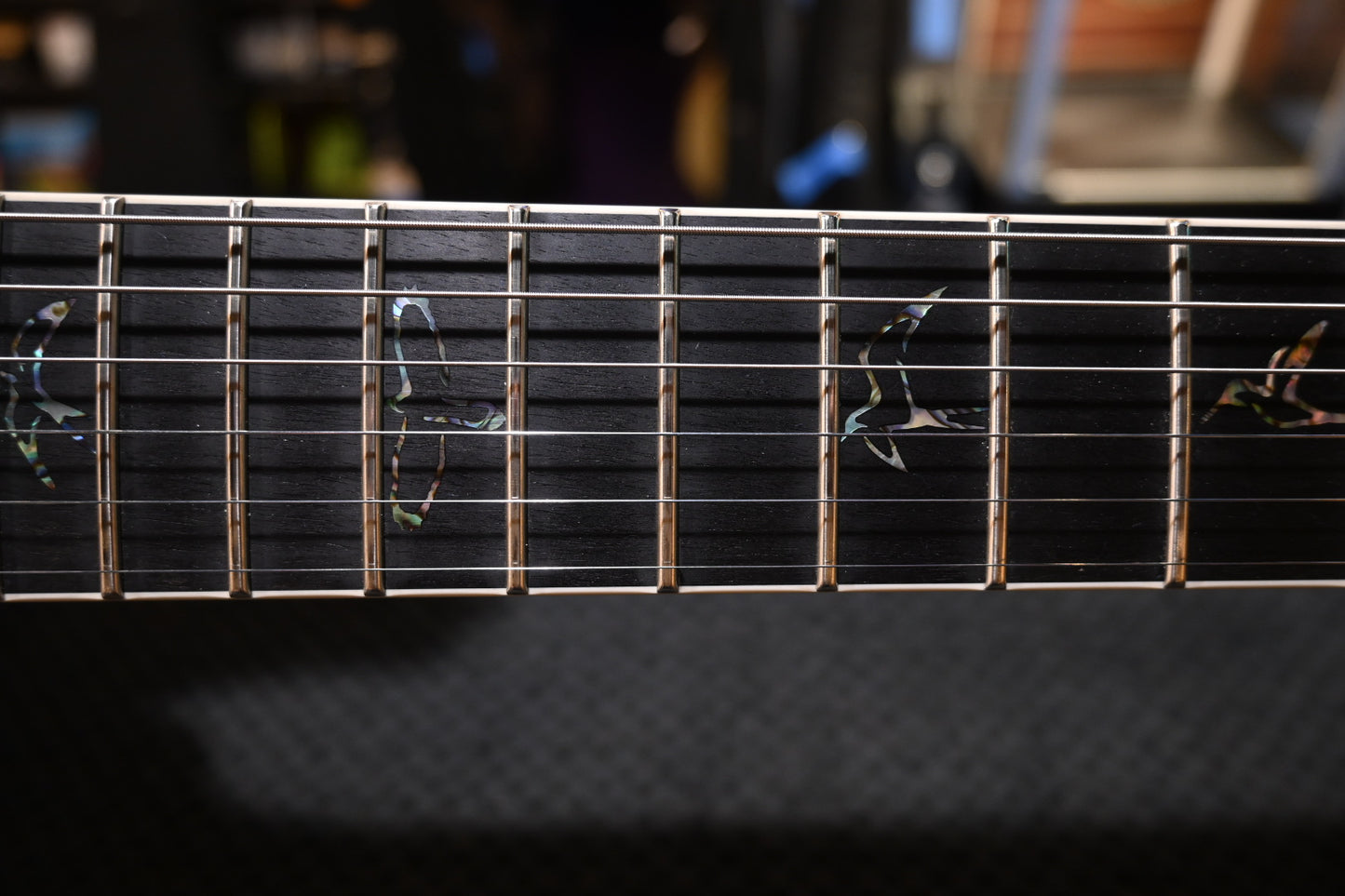 PRS Wood Library McCarty 594 Hollowbody II 10-Top/Back McCarty III Pickups - Blue Fade Guitar #3509 - Danville Music