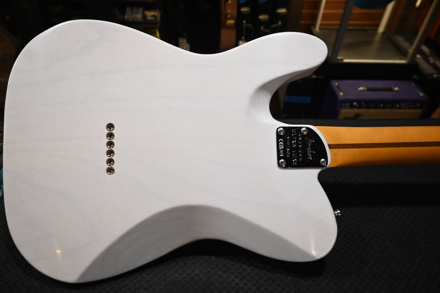Fender American Ultra Luxe Vintage ‘50s Telecaster - White Blonde Guitar #2810 - Danville Music