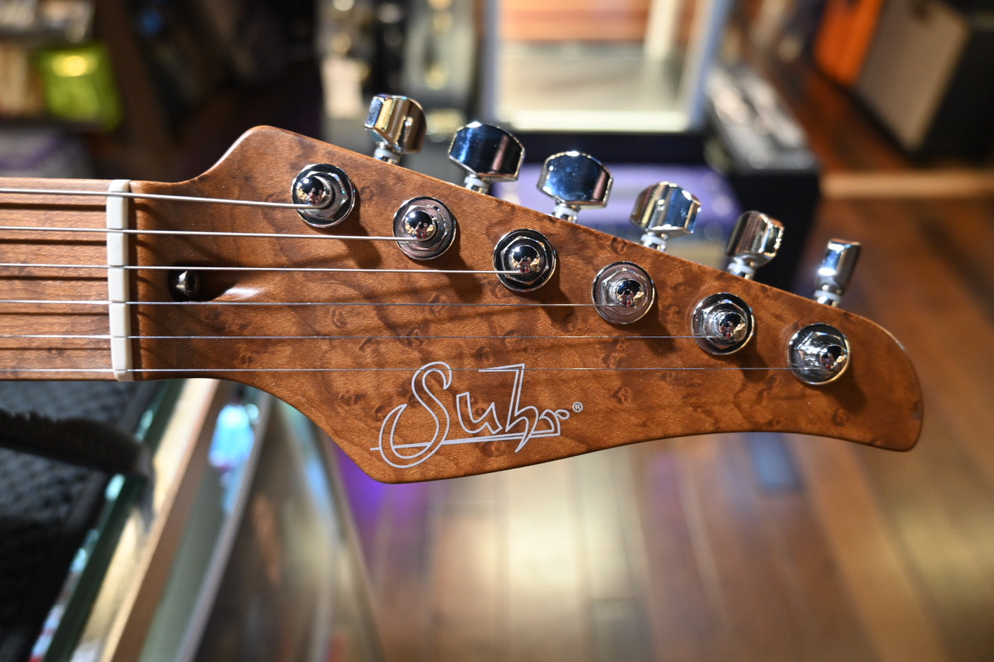 Suhr Pete Thorn Signature Series Traditional 90 - Candy Apple Red Guitar #9365 - Danville Music