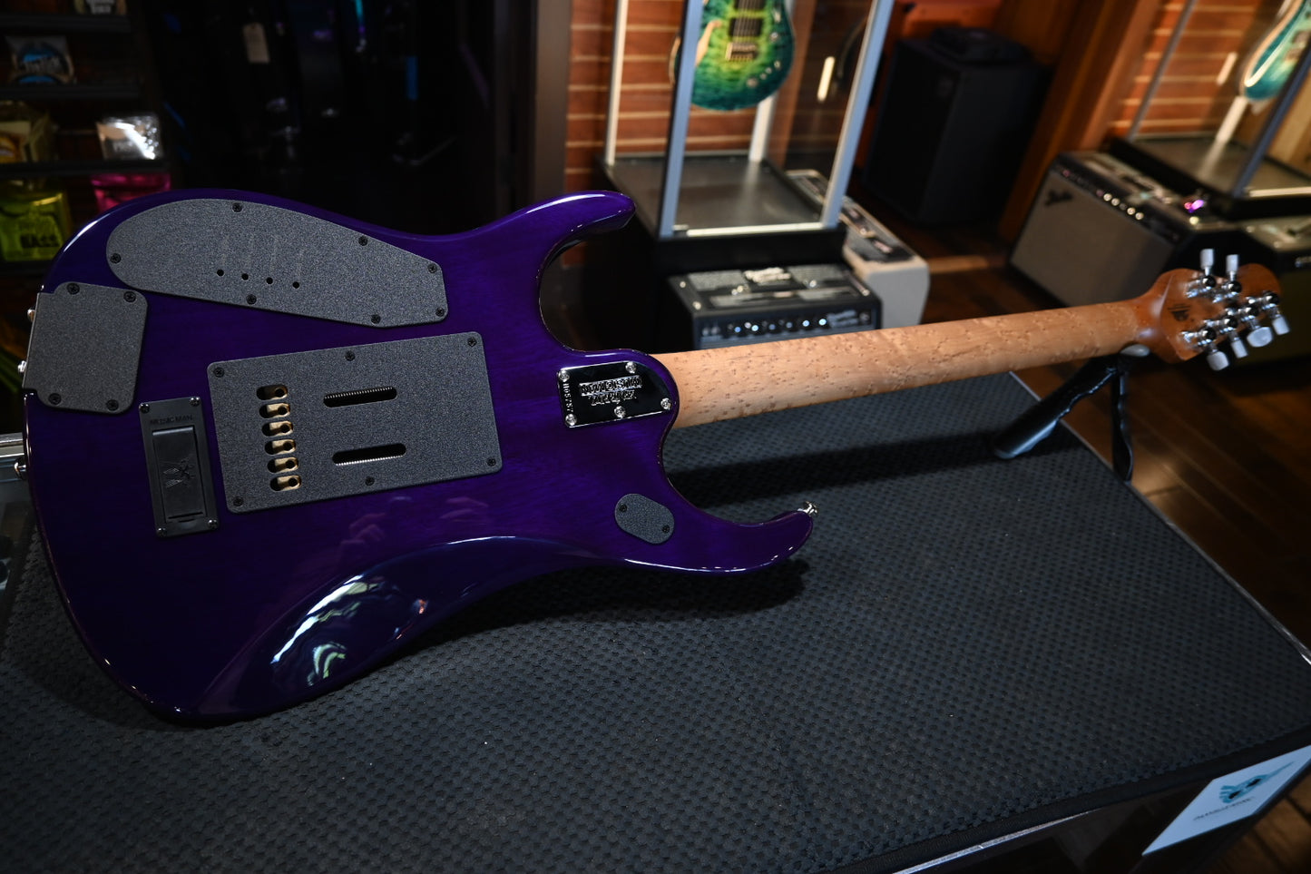 Music Man JP16 Birdseye Maple - Purple Nebula Guitar #5757 - Danville Music