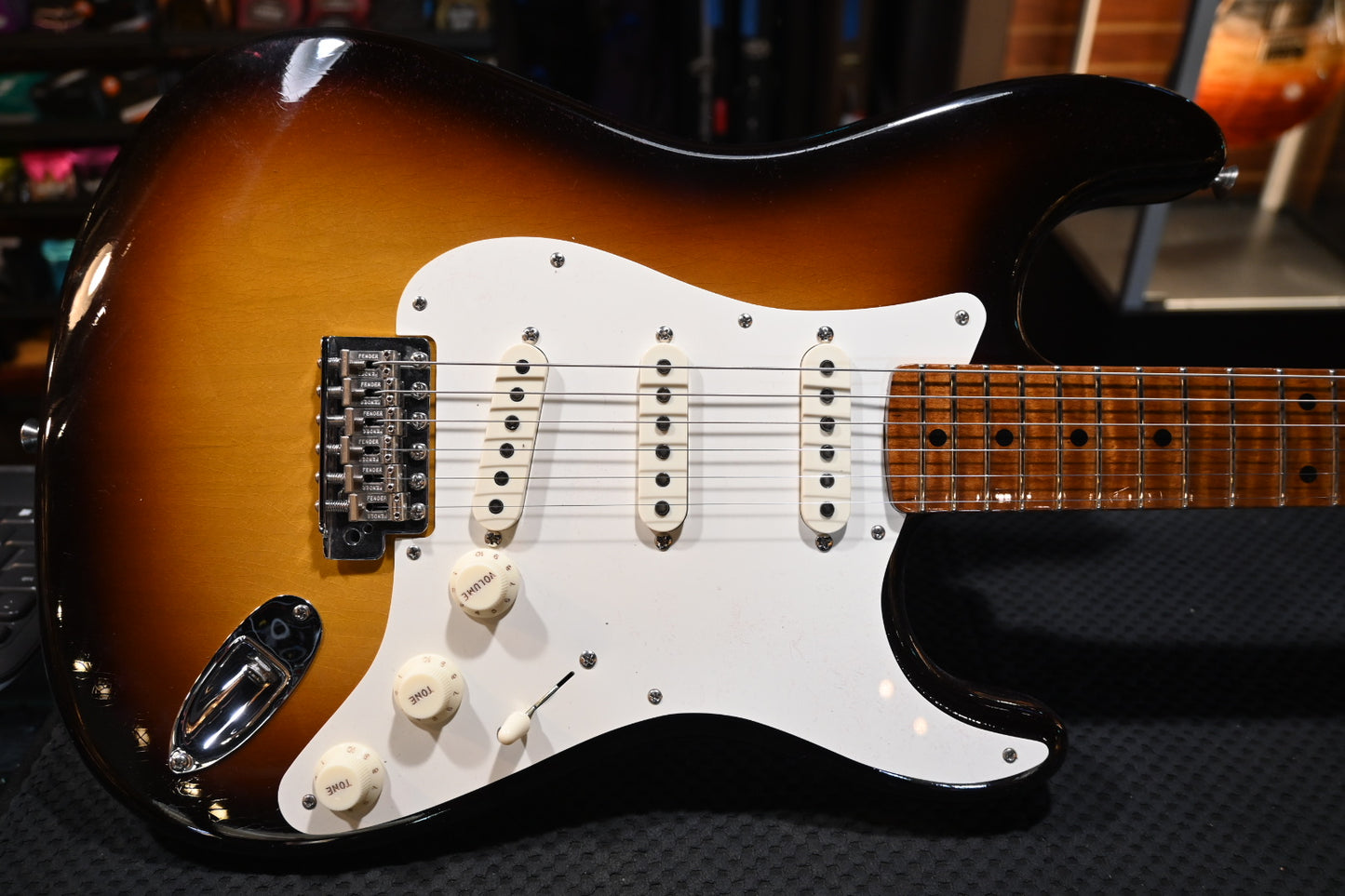 Fender Custom Shop LTD Roasted ‘50s Stratocaster Deluxe Closet Classic - Wide Fade Chocolate 2-Tone Sunburst Guitar #0590 - Danville Music