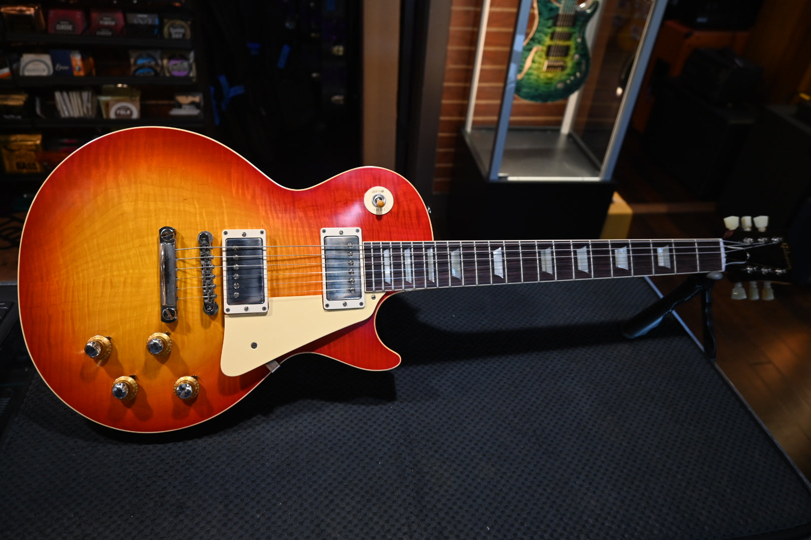 Gibson Custom Shop 1960 Les Paul Standard Reissue VOS - Washed Cherry Sunburst Guitar #4353 - Danville Music