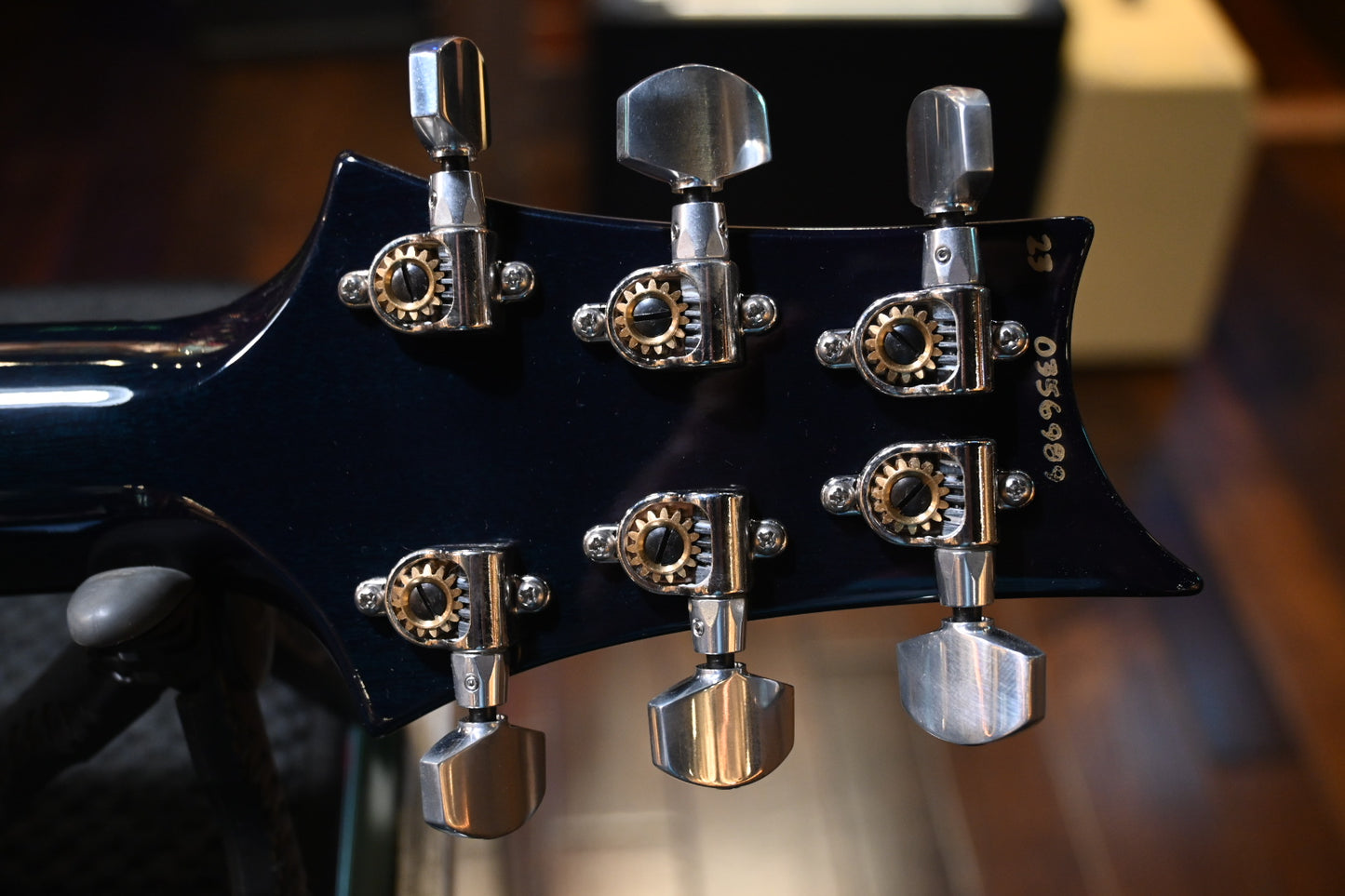 PRS Custom 24 Piezo 2023 - Cobalt Blue Guitar #6989 - Danville Music