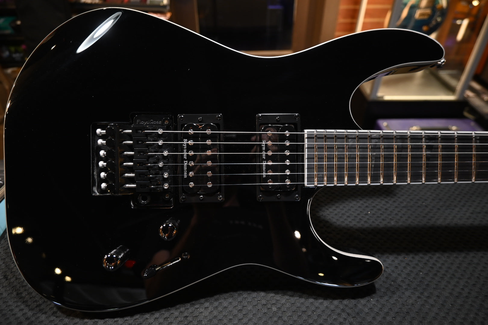 Jackson Pro Plus Soloist SL2 - Black Guitar #0218 – Danville Music
