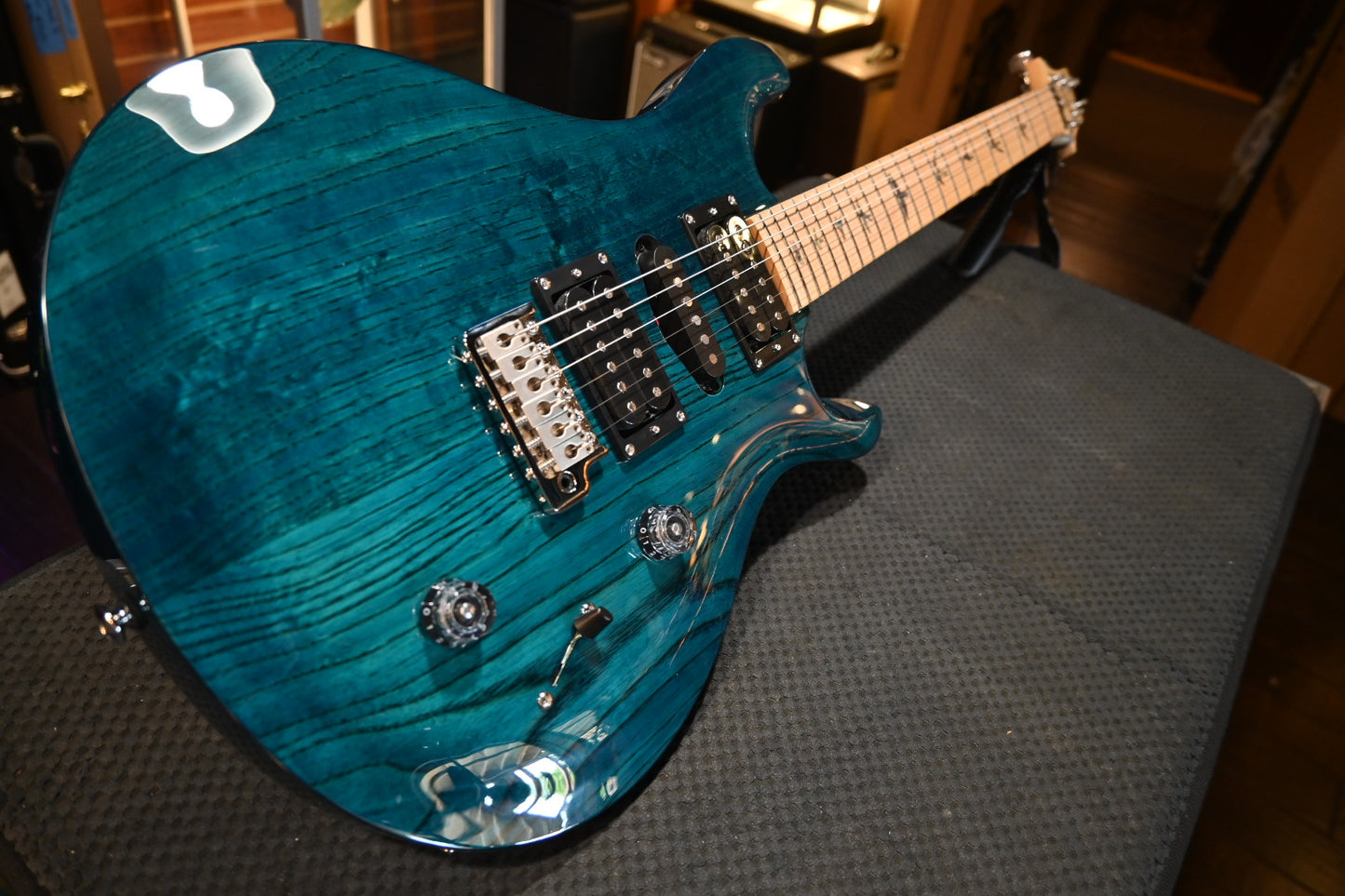 PRS SE Swamp Ash Special - Iri Blue Guitar #7192 - Danville Music