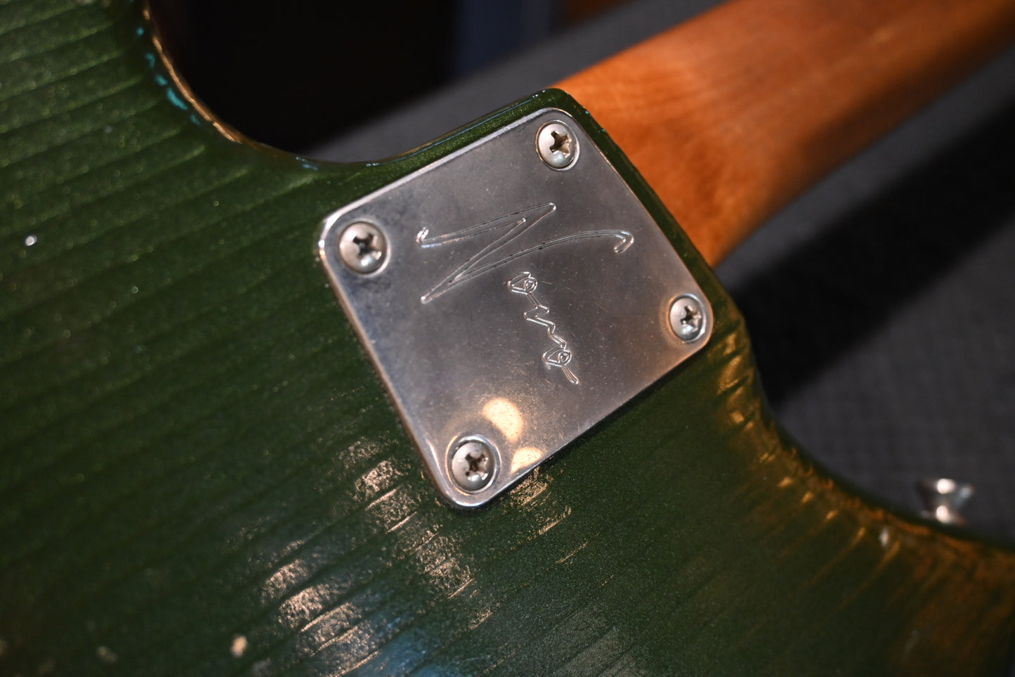 Novo Nucleus Serus J Baritone - Cadillac Green Guitar #5347