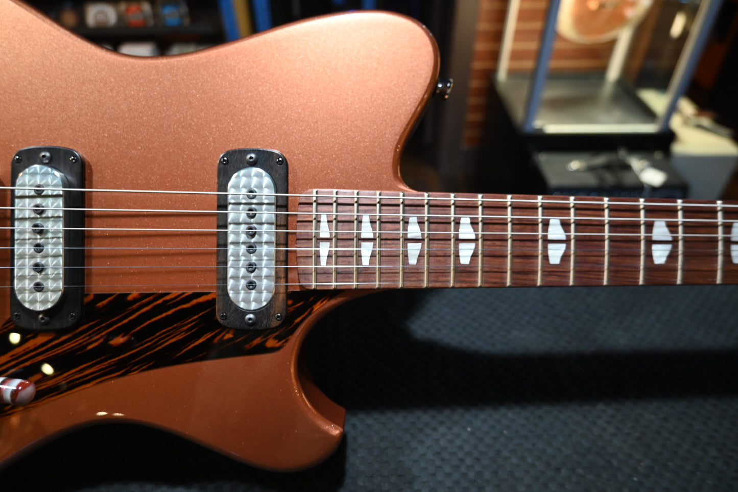Powers Electric A-Type FF42 CamTail - Byzantine Gold Guitar #A774 - Danville Music
