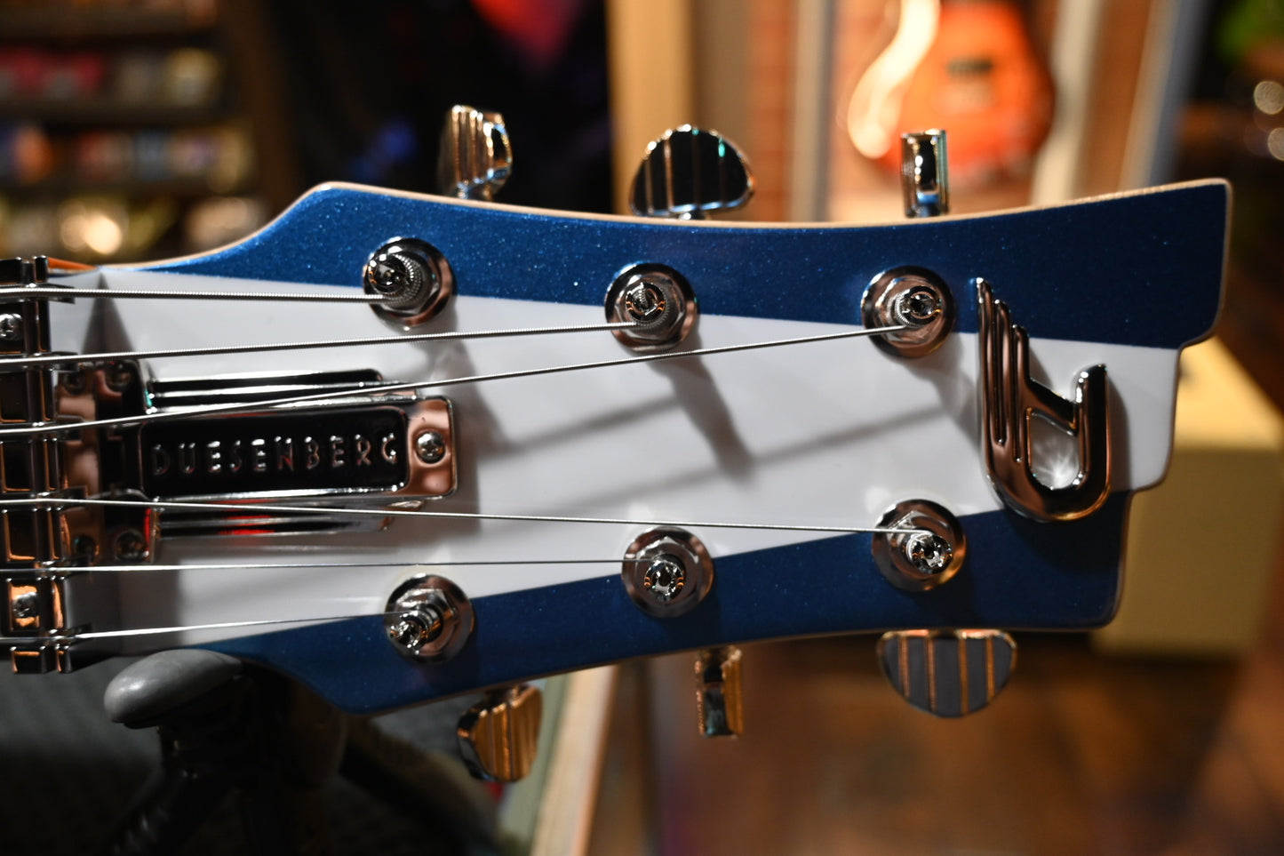 Duesenberg Fairytale California Limited Edition Lapsteel - Blue & White (only 24 made!) #4368 - Danville Music