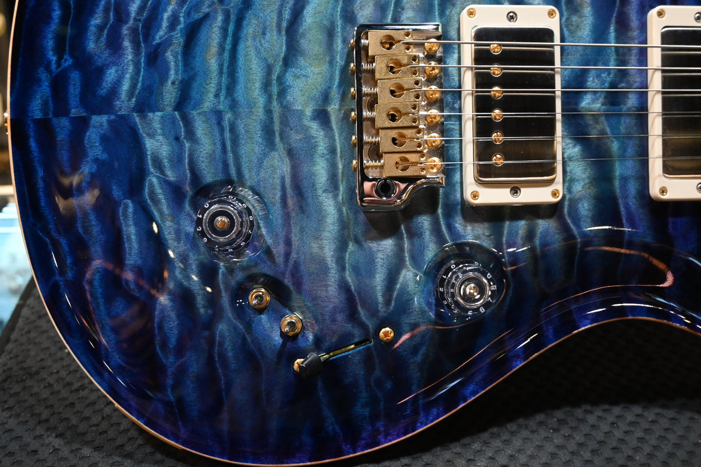 PRS Private Stock Custom 24-08 2020 Quilt - Aqua Violet Glow Guitar #8963 - Danville Music