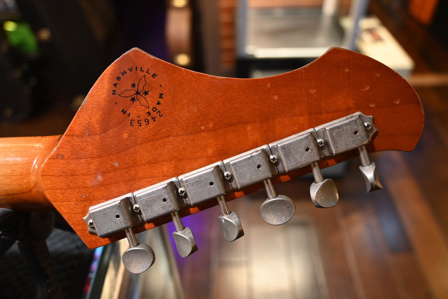 Novo Nucleus Voltur V2 - Firebird Burst Guitar #4653