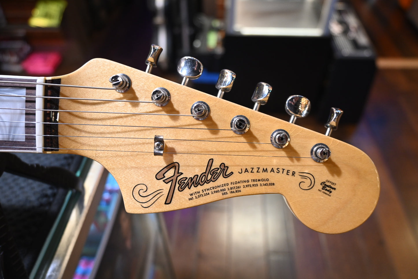 Fender Custom Shop 1967 Jazzmaster DLX Closet Classic - Bleached 3-Tone Sunburst Guitar #6830