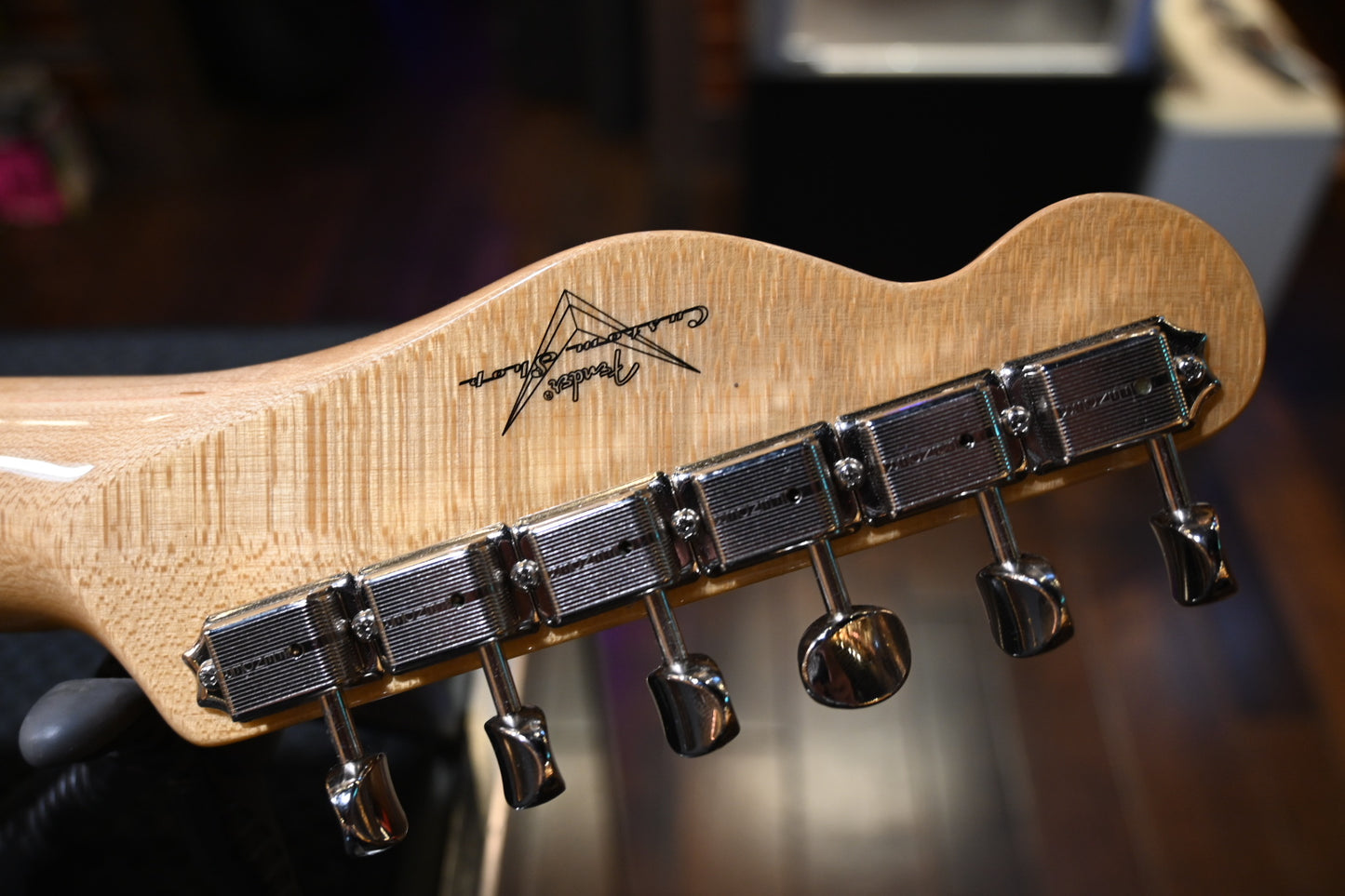 Fender Custom Shop 1960 Telecaster Custom RW NOS Spalted Maple - Tobacco Sunburst  Guitar #2110 - Danville Music