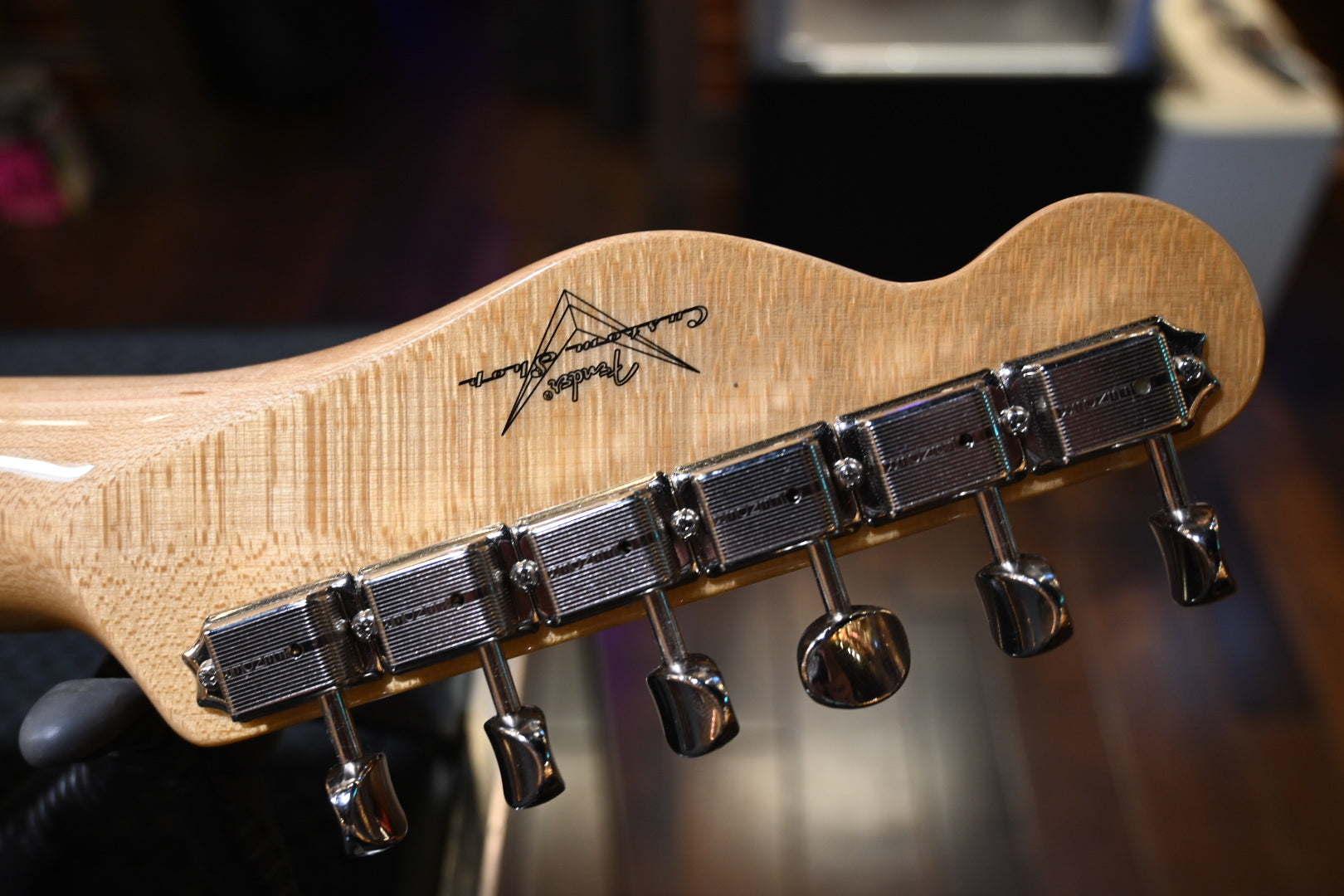 Fender Custom Shop 1960 Telecaster Custom RW NOS Spalted Maple - Tobacco Sunburst  Guitar #2110 - Danville Music