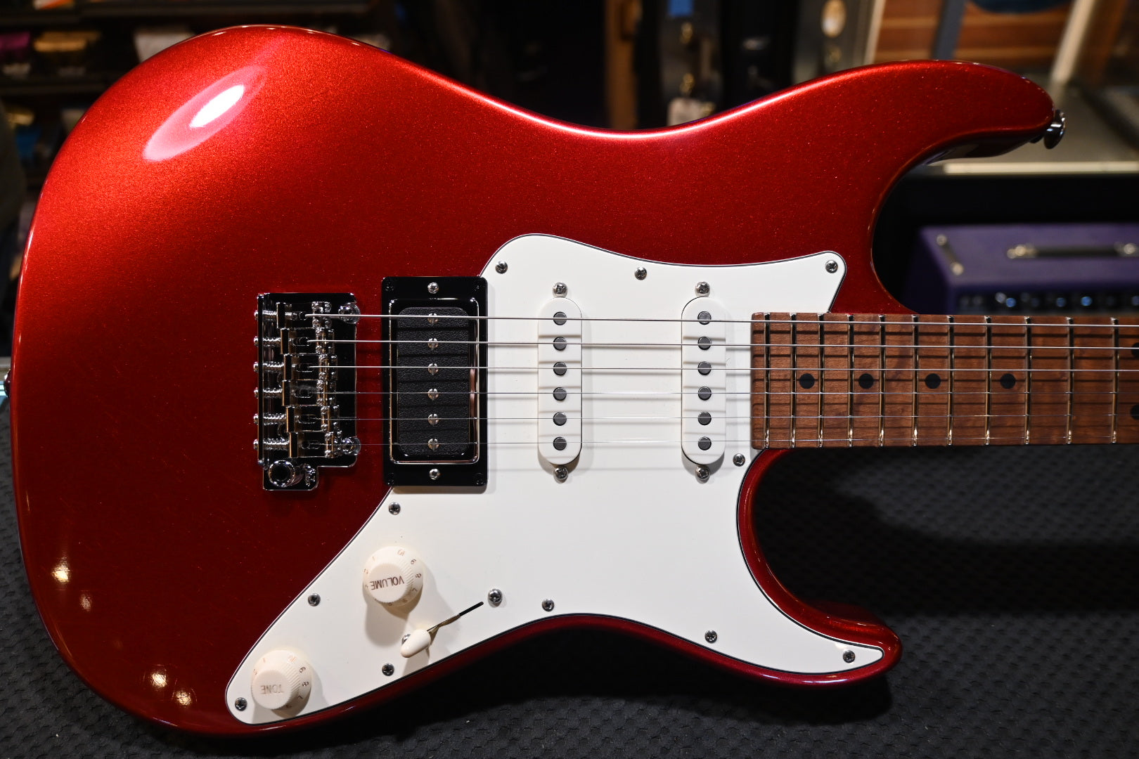 Suhr Pete Thorn Signature Series Traditional 90 - Candy Apple Red Guitar #9365 - Danville Music