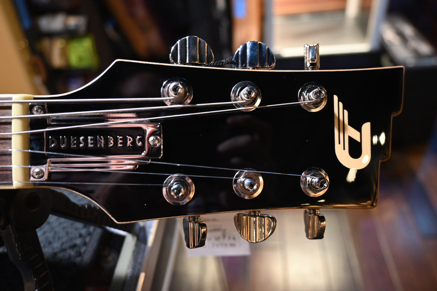 Duesenberg Starplayer TV - Black Sparkle Guitar #1775