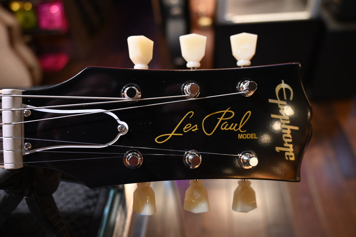 Epiphone Inspired by Gibson Custom 1959 Les Paul Standard Reissue - Washed Bourbon Burst Guitar #7480