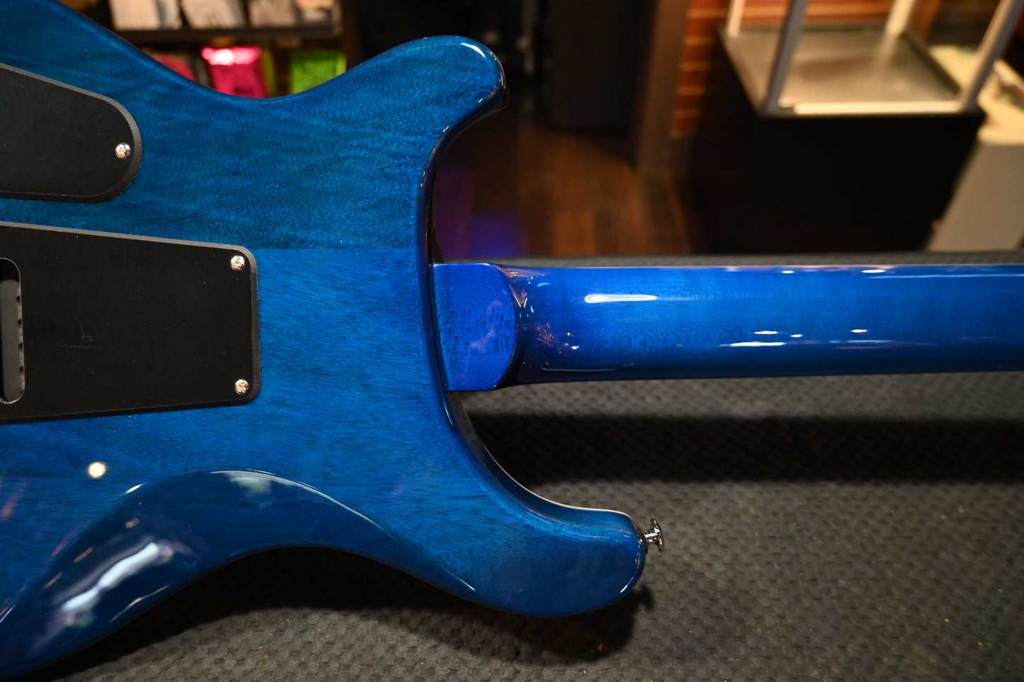 PRS SE Custom 24-08 Quilt - Lake Blue Guitar #0489 - Danville Music
