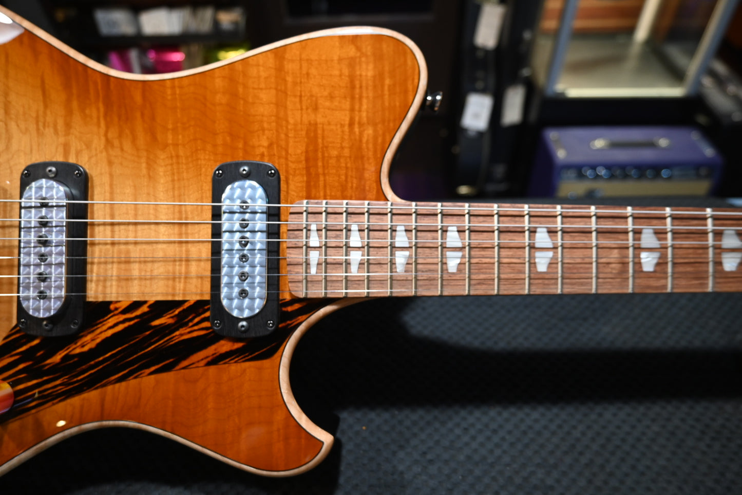 Powers Electric A-Type Select Maple FF42 Hard Tail - Wild Honey Burst Guitar #B243