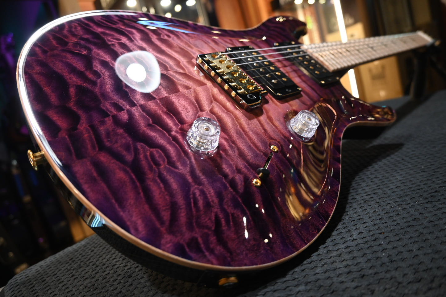 PRS Private Stock Custom 24 - Replicant Purple Glow Guitar #10772 - Danville Music