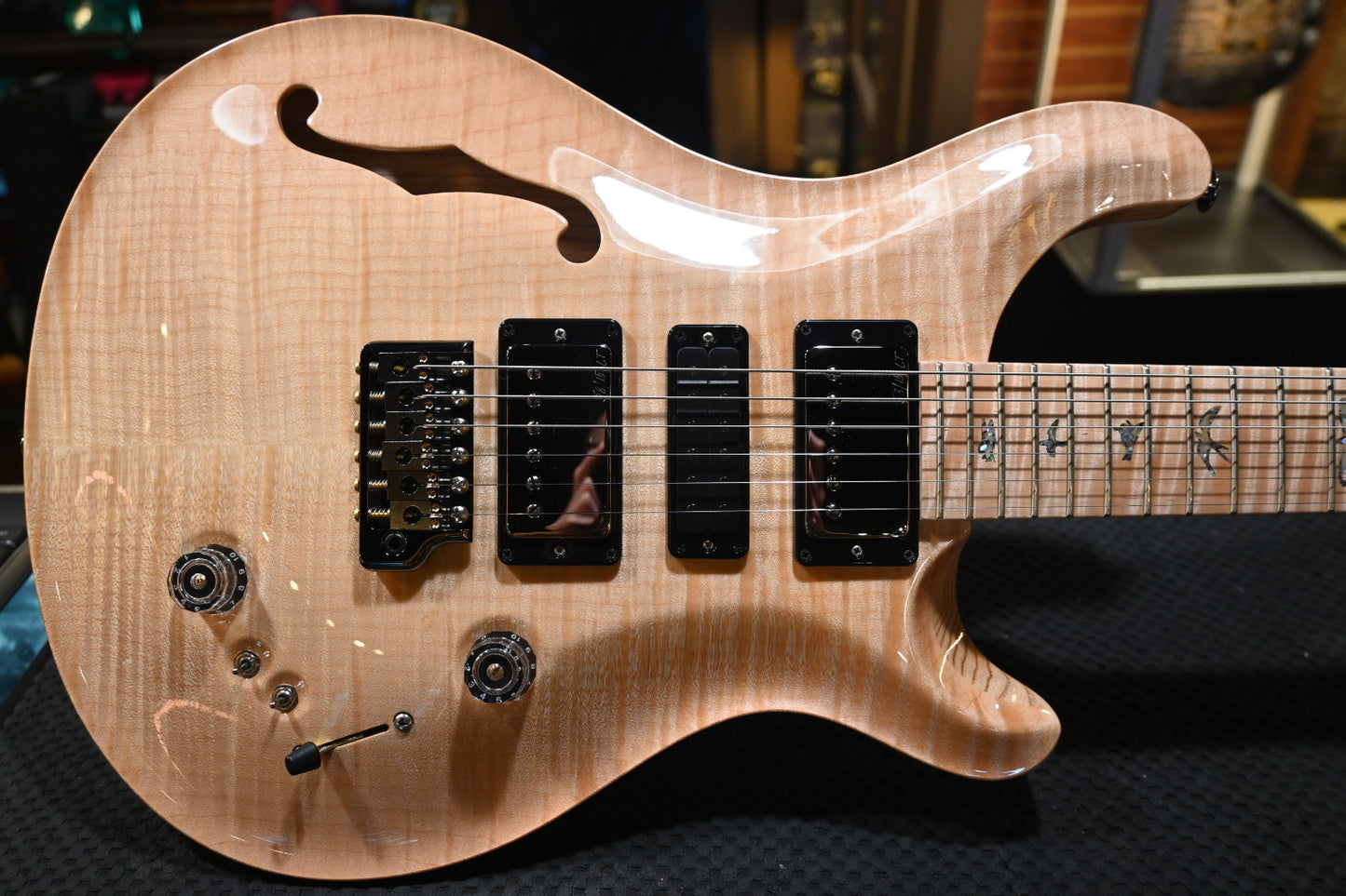 PRS Wood Library Special Semi-Hollow 10-Top Swamp Ash - Natural Guitar #5195 - Danville Music