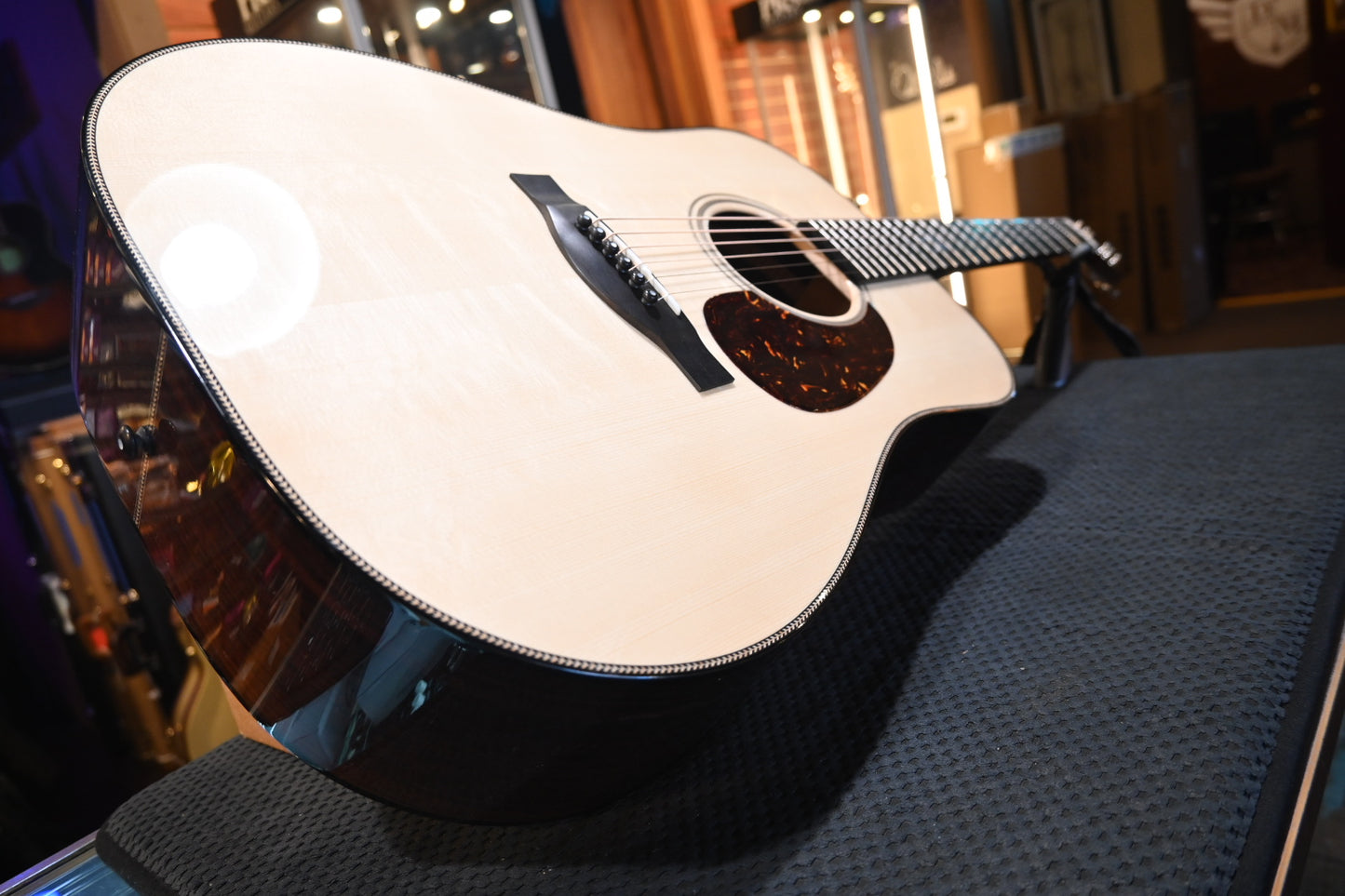 Santa Cruz Model D Bearclaw German Spruce/Bryn Athyn Rosewood Guitar #7986