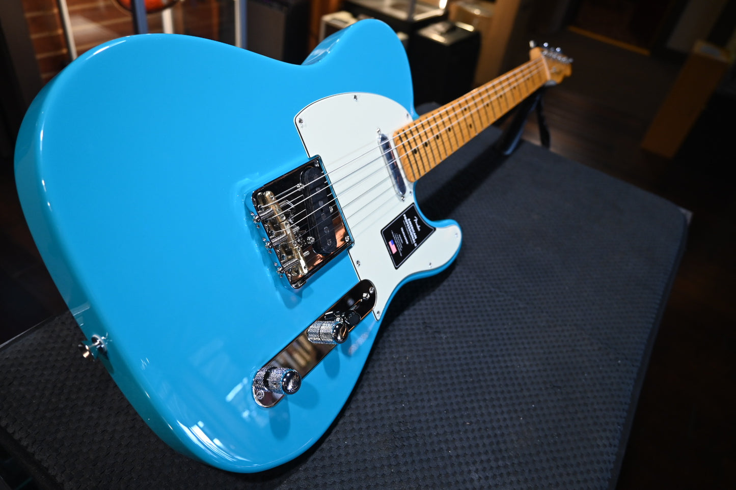 Fender American Professional II Telecaster - Miami Blue Guitar #2221 - Danville Music