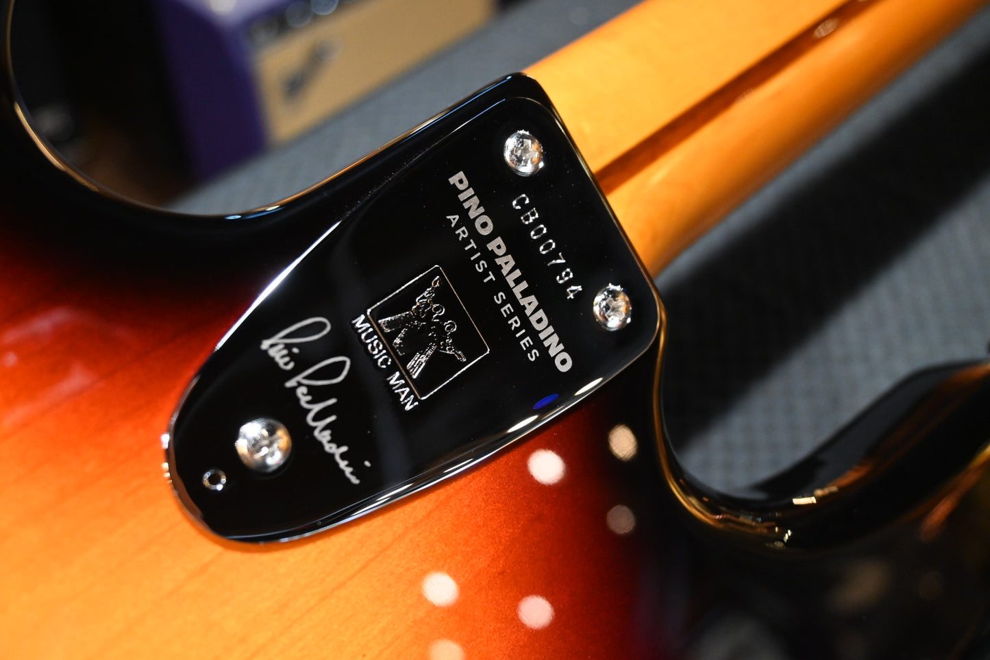 Music Man Pino Palladino Fretted - 79 Burst Bass #0794 - Danville Music