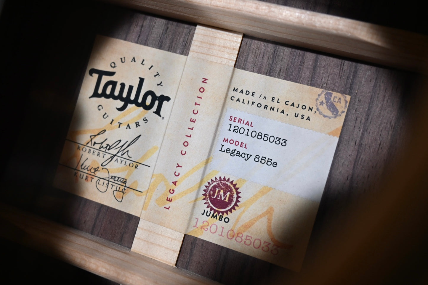 Taylor Legacy 855e 12-Fret Guitar #5033 - Danville Music