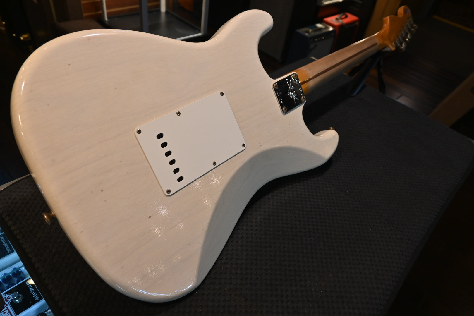 Fender Custom Shop 1956 Stratocaster Journeyman - Aged White Blonde Guitar #4817 - Danville Music