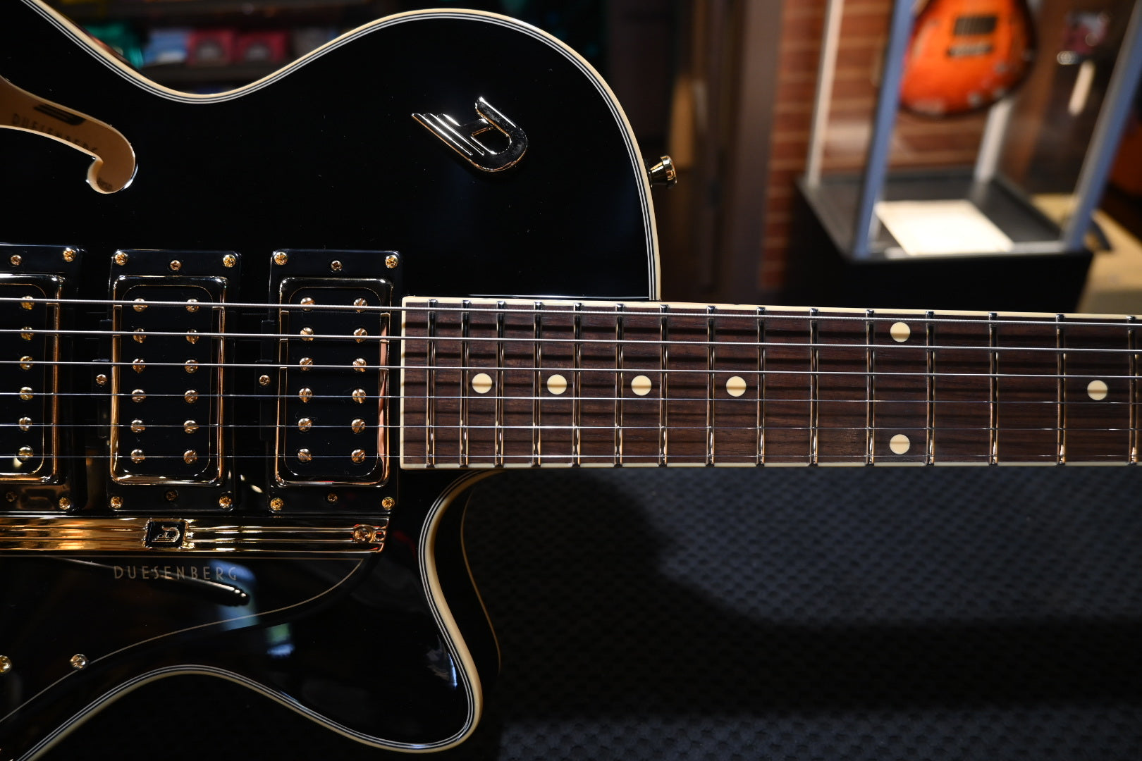 Duesenberg Starplayer TV Custom - Black Guitar #0018 - Danville Music