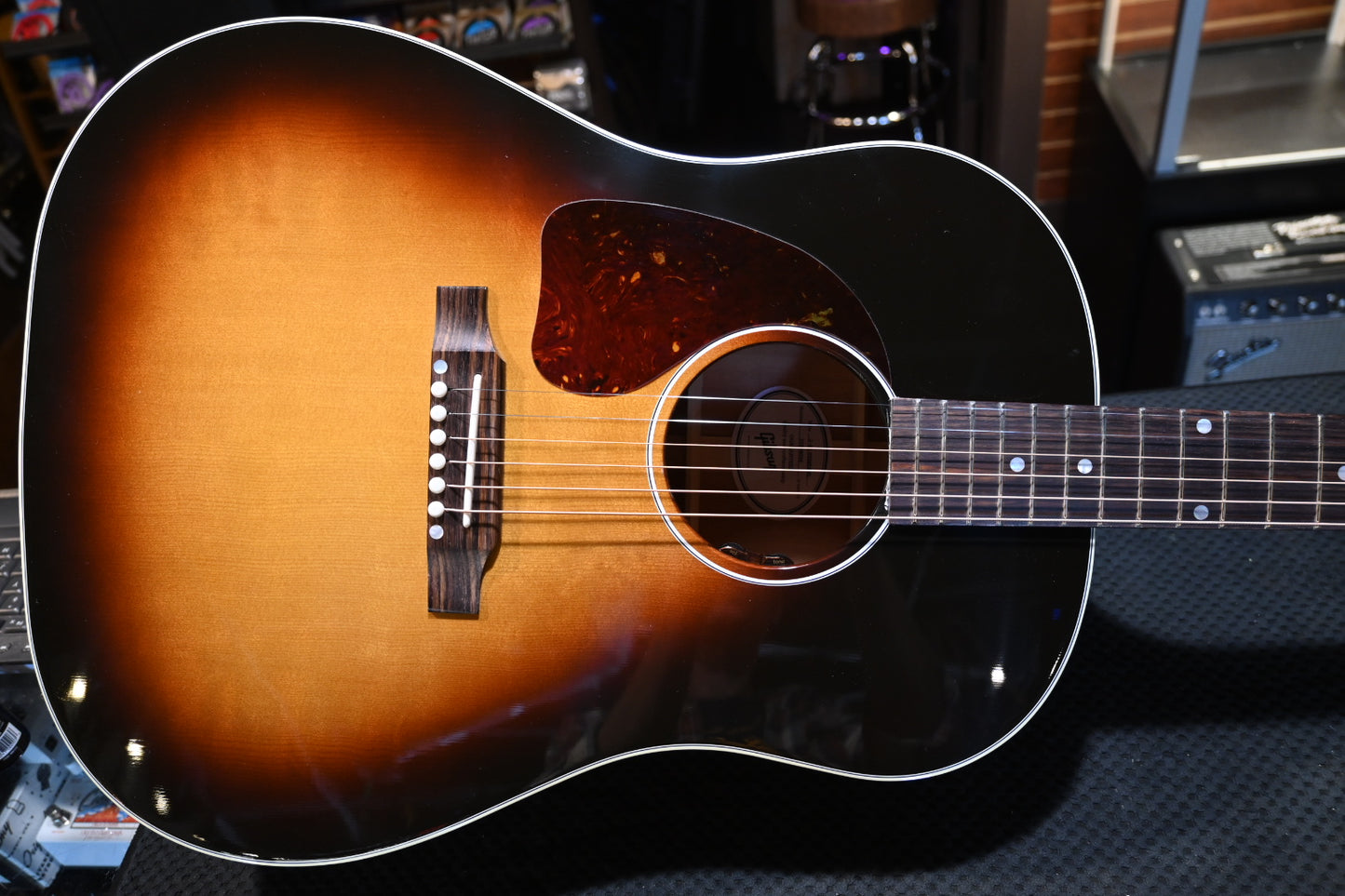 Gibson J-45 Standard Left-Handed - Vintage Sunburst Guitar #4054 - Danville Music