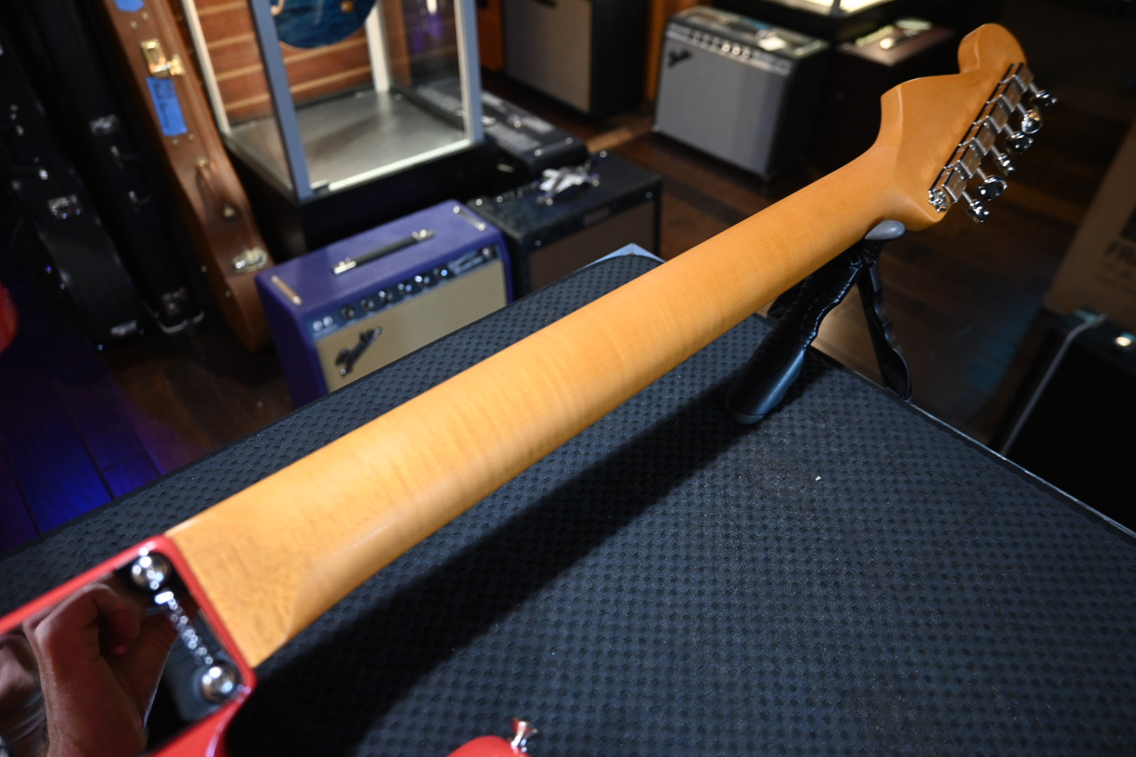 Fender Dealer Exclusive American Vintage II 1961 Stratocaster - Fiesta Red Guitar #8032 - Danville Music