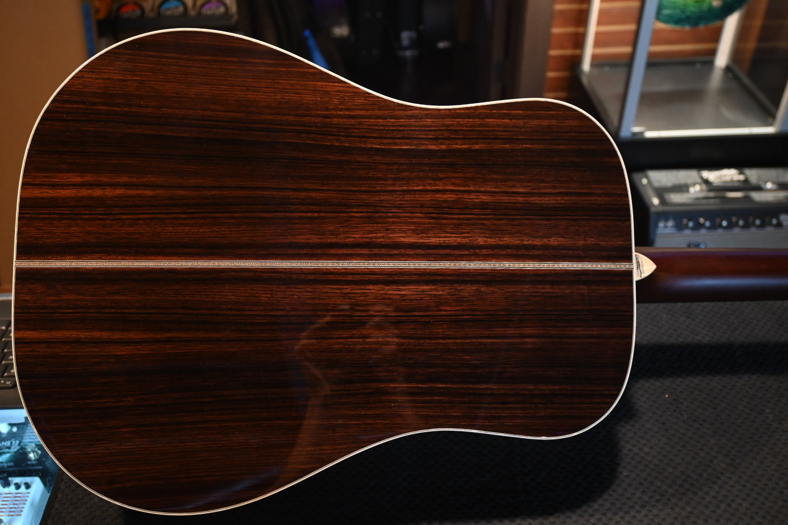 Santa Cruz Model D German Bearclaw Spruce/Rosewood Guitar #7932 - Danville Music