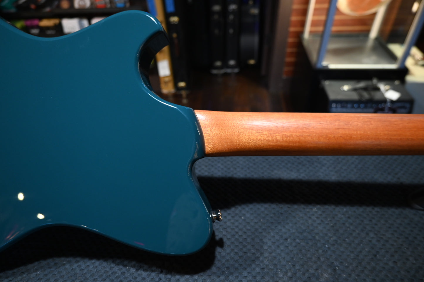 Powers Electric A-Type FF42 CamTail - Fjord Green Guitar #A785 - Danville Music
