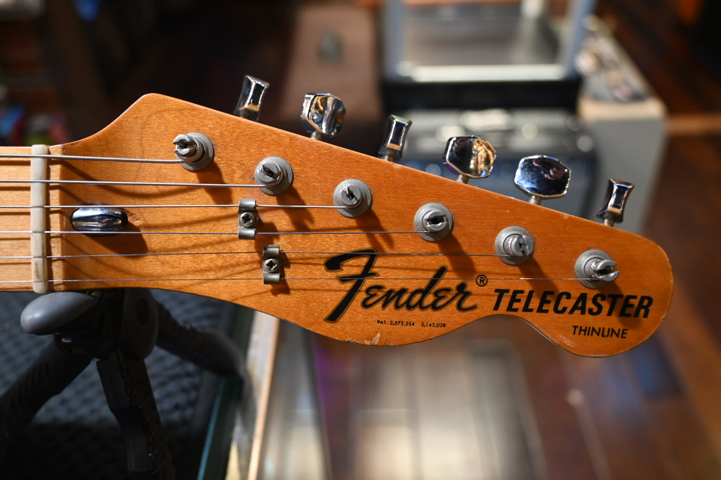 Fender Telecaster Thinline 1974 - Natural Guitar #0846 - Danville Music