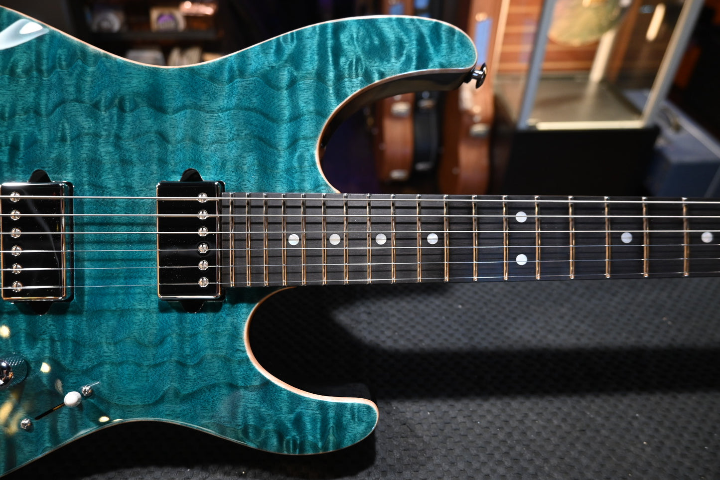 Suhr Custom Modern - Trans Teal Guitar #6271 USED