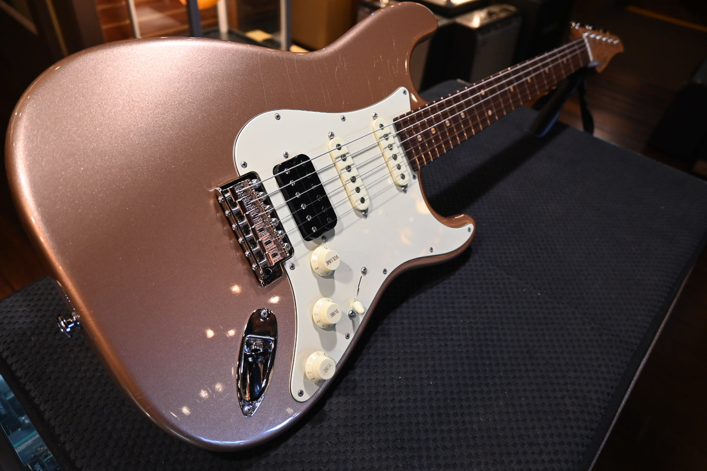 Suhr Classic S Vintage LE - Firemist Gold Guitar #1638 - Danville Music