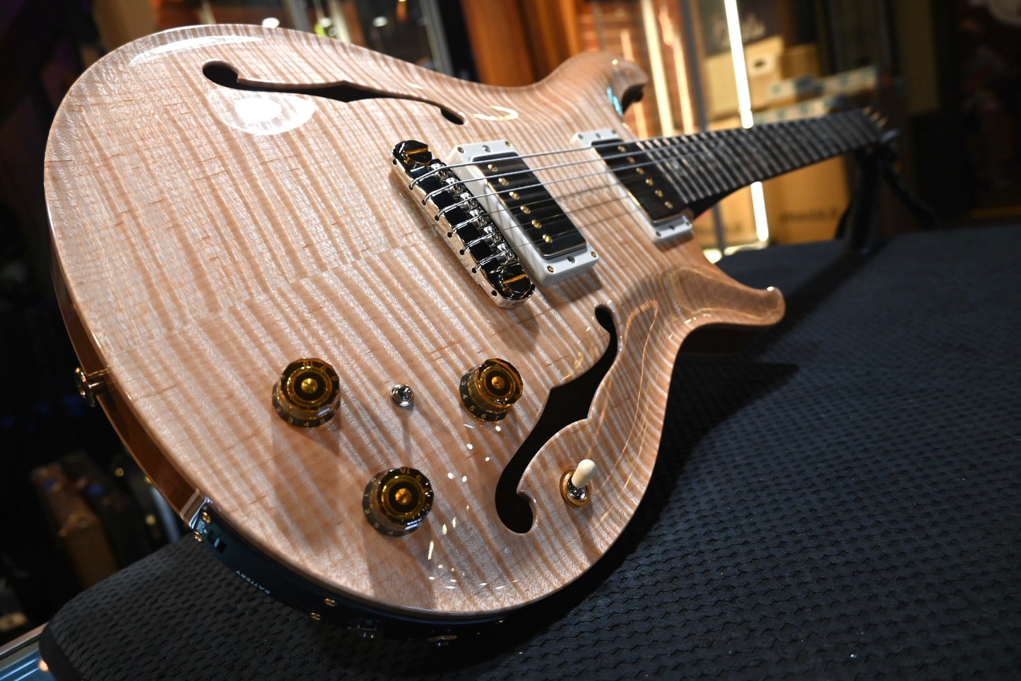 PRS Wood Library Hollowbody II Piezo Rosewood Neck - Natural Guitar #4367 - Danville Music