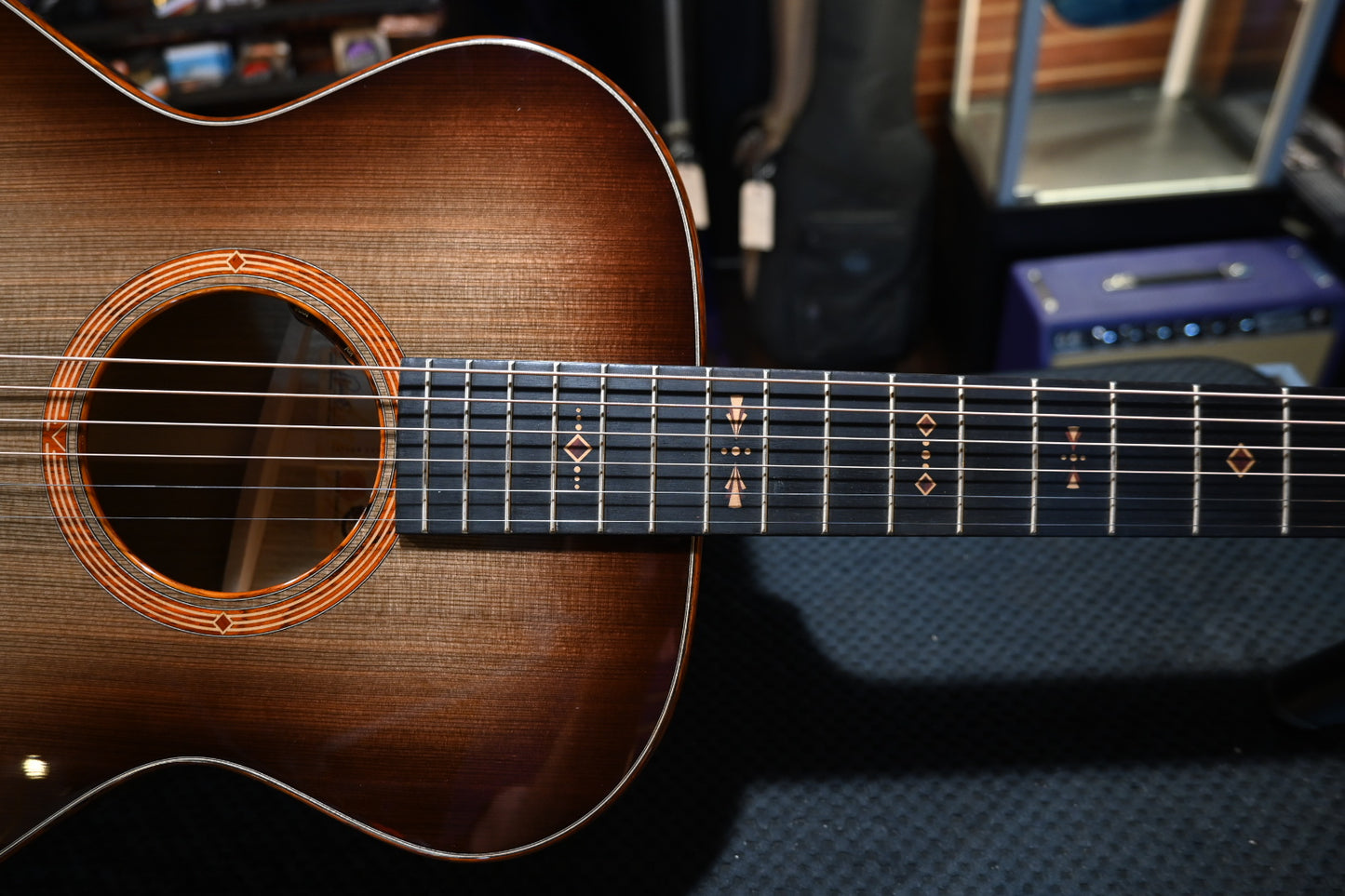 Taylor Custom GC 12-Fret Sinker Cypress/Black Limba “The Monument” Catch #10 Guitar #5101 - Danville Music