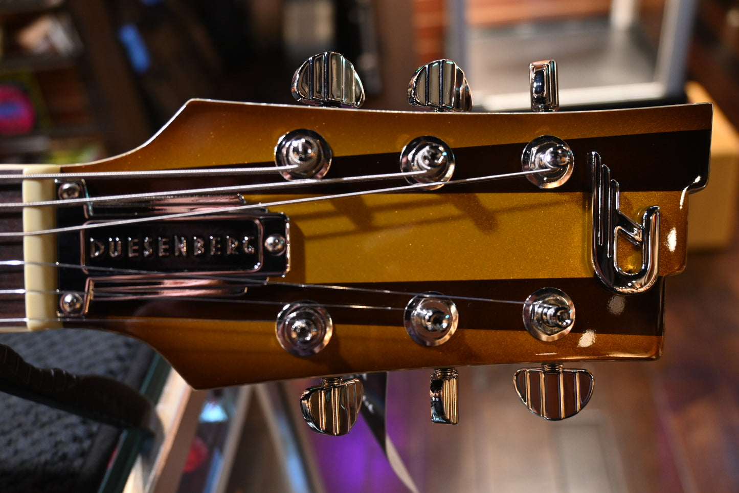 Duesenberg Alliance Series Joe Walsh Signature - Gold Burst Guitar #2433 - Danville Music