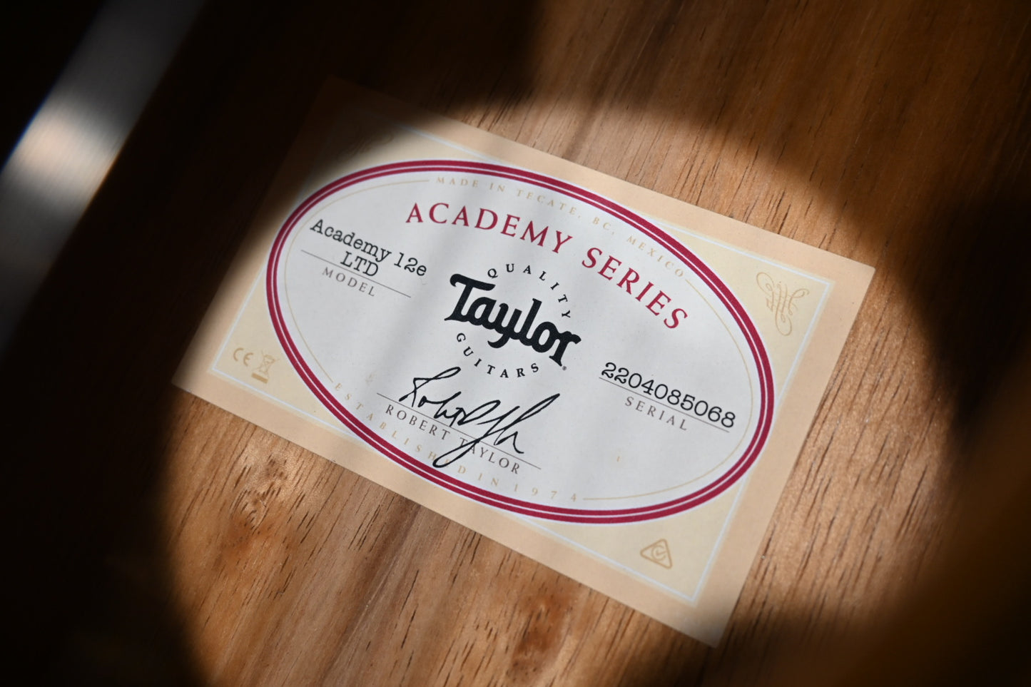 Taylor Academy 12e AA Koa LTD Guitar #5068