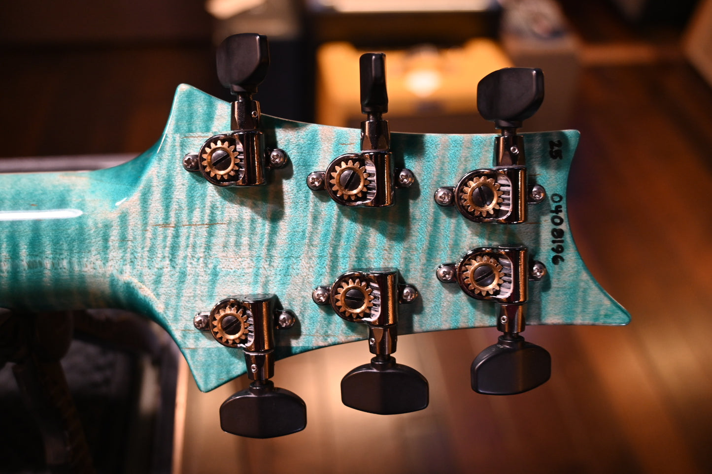PRS Wood Library McCarty 594 Semi-Hollow Danville Music 35th Anniversary Artist Top 2025 - Bahamian Blue Guitar #8196